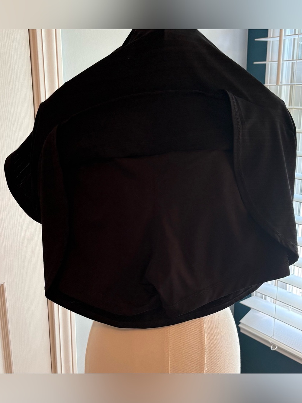 Ideology Black Tiered Ruffle Mini Skirt/Skort - Picture 3 of 7